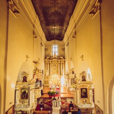 piękny kościół widok z churu