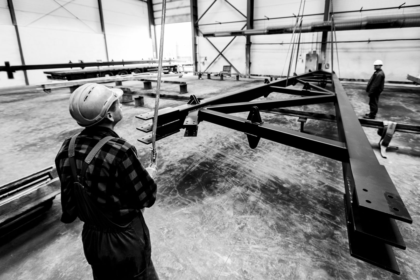 Fotografia przemysłowa | Realizacja dla firmy Atlas Ward – filary dachu stadionu w Szczecinie